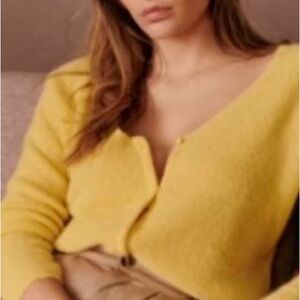 Sezane Barry Cardigan - L Yellow